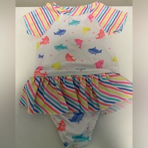 Baby sharks swim bikini set of 2